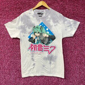 Hatsune Miku Graphic Design Tie Dye T-Shirt S/M